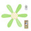 (Multicolor Ordinary lampshade) E27 Modern Reversible Ceiling Fan Light 40w Bedroom Remote Control Fan Light 5