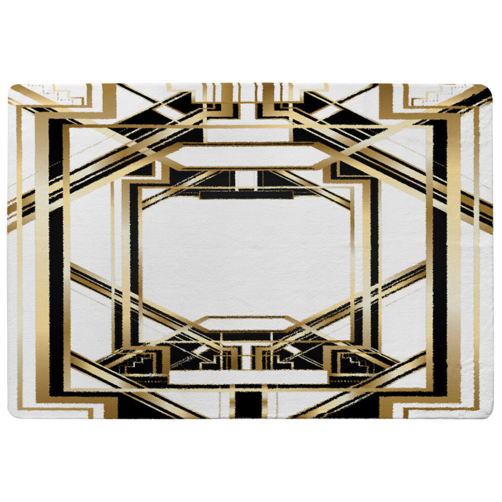 art deco golden black frame rug-image-OPC-PHHYYYH-NEW