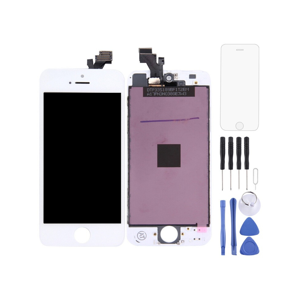 (Black) Suitable for iPhone 5 TFT material LCD assembly with frame