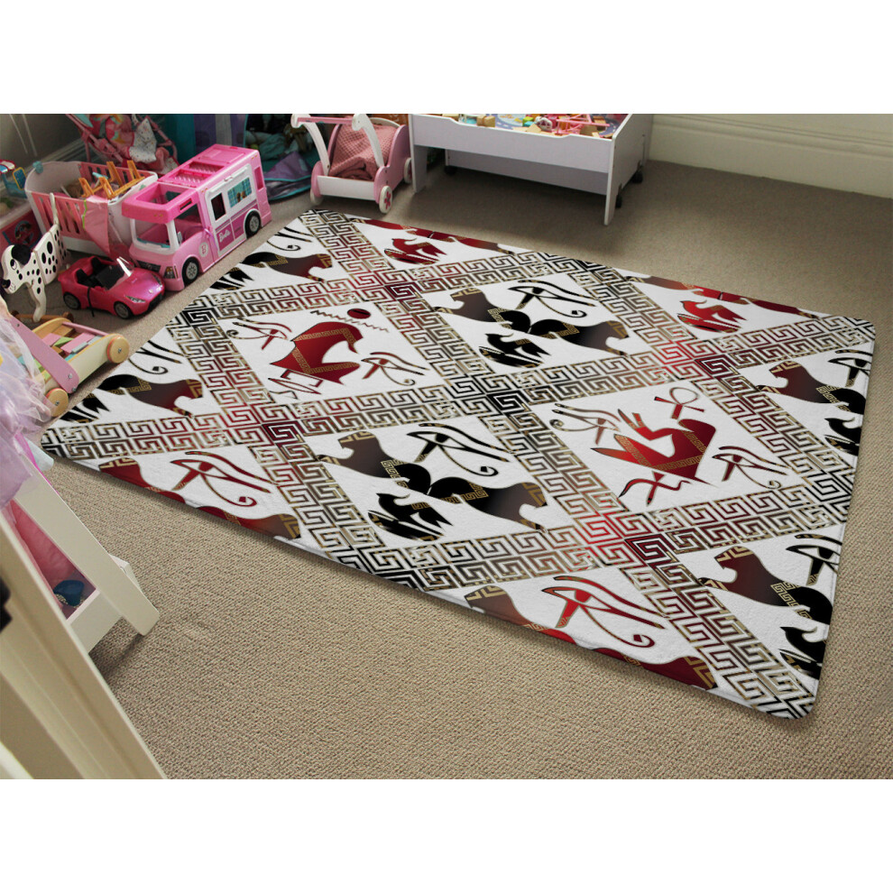 egyptian hieroglyphs in red black rug-image-OPC-PHHYZXM-NEW