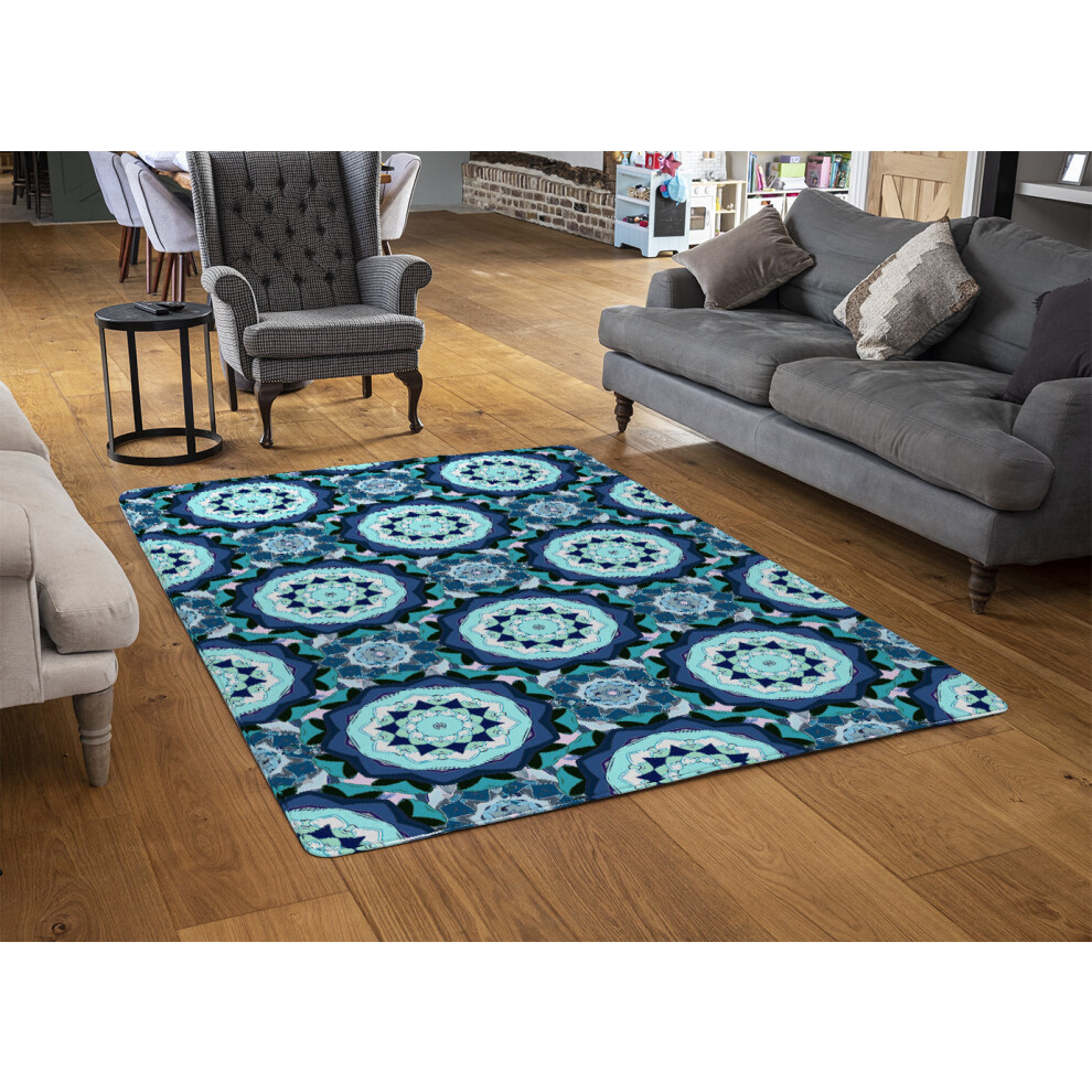 Benjamin Tate Design Boho Magic Symbol Rug