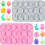 2024 2pcs Easter Silicone Molds Chocolate Mold, Easter Egg Rabbit Non-stick Baking Molds Candy Mold for K 1