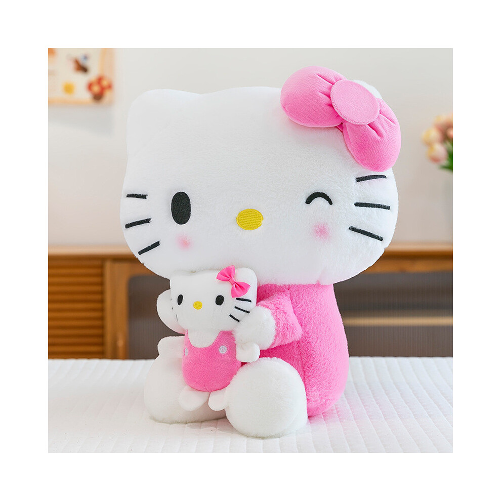 (46CM)Peluche Hello Kitty dessin animé poupée douce décoration chambre enfant festival cadeau
