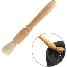 2024 Coffee Machine Cleaning Brush Wooden Coffee Brush Espresso Machine Brushes Coffee Handle Brush Clean