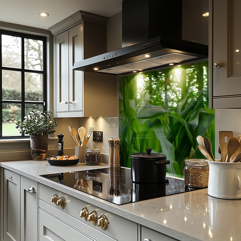 green leaves corn fields as background designer splash back-image-OPC-PHHZH7W-NEW