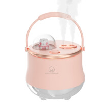 Umidificatore a nebbia fredda da 400 ml, mini umidificatore portatile a doppio spruzzo, umidificatore