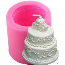 Stampo in silicone per candele, cupcake, auto di zucca, torta 3D Hetang Yuese, resina, argilla, sapone,