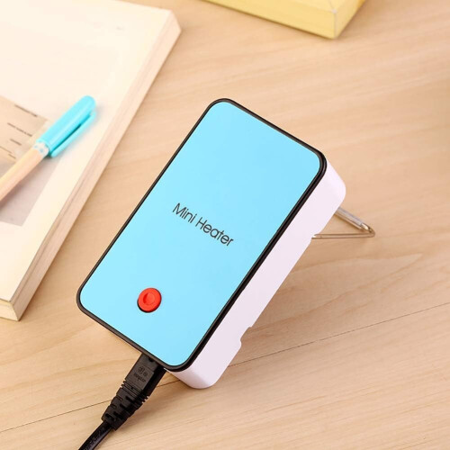 Mini riscaldatore portatile per piccoli dormitori - Blu