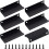 (2 packs) Invisible drawer pulls, 6 pcs kitchen spigot handles 2