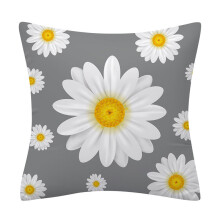 Fodera per cuscino estiva 18x18 pollici, 4 pezzi, decorazione per esterni, grigio giallo, fodera per