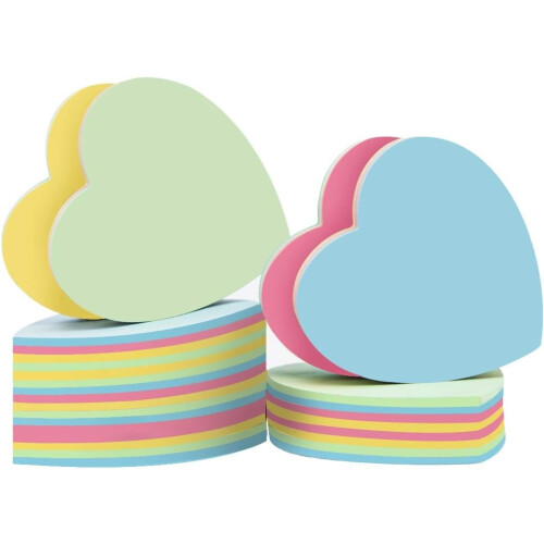 10 Sticky Notes Sterren - Sticky Sticky Notes, Leuke pagina's met gemengde kleuren, Sticky Notes