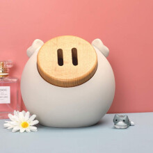 Kinderspaarpot, SAYTAY schattige varkenscreatieve houten neusbank als kindercadeau of decoratie voor