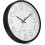 Quiet Silent Quartz Analog Wall Clock - 30cm - No Ticking - Black 2