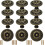 (2 Packs) 12 Pcs Antique Drawer Knobs with Screws, Kitchen Cabinet Knobs Furniture Door Pull Handles 2