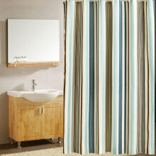 Tende da doccia 200 x 240 cm (L x A), antimuffa, idrorepellenti, foderate, in morbido tessuto di poliestere,