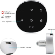 Codeslot Digitaal Zinklegering Codecombinatie Elektronisch Codeslot Camerakast Locker Handige Editie