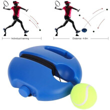 Tennisracket, zelflerende tennis rebound power base tennistrainer met tennisbal