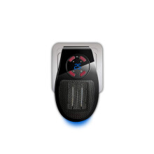 Plug-in kachel - mini keramische elektrische kachel, licht en compact, regelbare thermostaat, 2 vermogens,