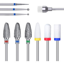 Hetang Yuese nagelboorset, elektrische nagelboorset keramische/wolfraam/diamantcarbide 3/32 inch nagels
