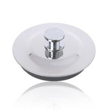 Tappo di scarico, Tappi di scarico universali, Ø 42-45 mm, Tappo per vasca, Tappo per lavandino per