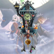 Hetang Yuese De Nachtmerrie voor Kerstmis Koekoeksklok, Tim Burton's Nachtmerrie voor Kerstmis Wandklok