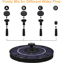 Hetang Yuese Solar Fountain 2.5W Solar Pond Pump Solar Water Pump Solar Drijvende Fonteinpomp Solar