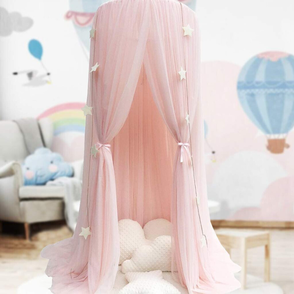 Xingfeng Bedhemel voor Meisjes - Prinsessenbedhemel Klamboe Kinderkamer Speelkamer Decoratie Koepel