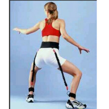 Barella per squat con gambe in lattice, strumento per allenamento primaverile, corda elastica per basket,
