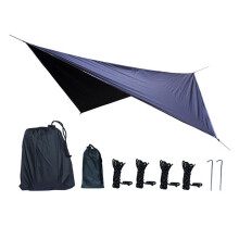 Ultralichte 5-kleuren waterdichte luifeltent 350x280cm schaduw buitenkampeerhangmat regentent UV-tuinluifel