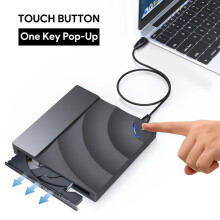 Optisch station Extern dvd-station Hi-Speed USB 3.0 cd-schrijver Laptop-/rw-speler Lezer en schrijver