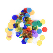 HEIß! 100 Stück Token-Zählmarker für Plastikspielkarten für Kinder im Klassenzimmer, zufälli
