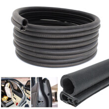 10ft Auto Rubberen Pakkingstrip Deurpaneel EPDM Pakking Zijafdichting PVC Stofdicht Gloeilamp Geluidsisolatie