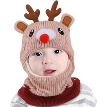 Xingfeng Cappello invernale caldo per bambini Cappelli invernali spessi con cappello di Natale per alce