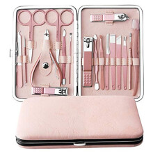 Hetang Yuese Set tagliaunghie Set per manicure e pedicure con coltello per sopracciglia Set per manicure