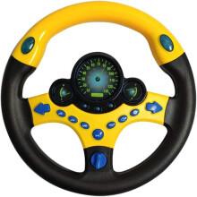Hetang Yuese - Volante giocattolo per bambini, simulatore di guida portatile con suoni e musica divertenti