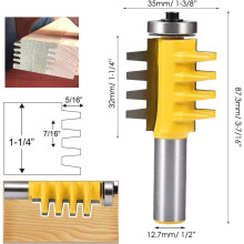 Hetang Yuese 1/4 inch schacht omkeerbare vingerlijmfrees houtbewerkingsgereedschap
