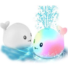 Hetang Yuese Babybadspeelgoed, waterdicht ontwerp, automatisch waterstraalzwembadspeelgoed met led-licht,
