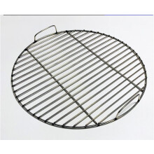 Runde BBQ-Grills – Edelstahl 304 mit Grillzange, 40 cm Durchmesser, rund, tragbares BBQ-Grillzubehör