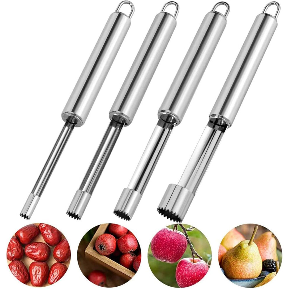 Xingfeng 4 stuks fruitboor multifunctionele fruitboor appelboor roestvrij staal