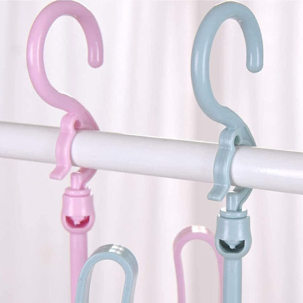 Hetang Yuese Parts Winddicht schoenenrek Dubbele haak schoenenrek Plastic droogrek voor het ophangen