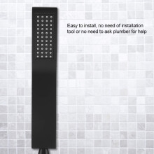 Hetang Yuese Badkamersproeier Handdouche Chroom Matzwart Messing Handdouche G1/2" Douchekop