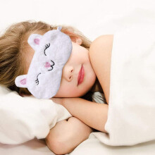 Hetang Yuese stuks. Schattig dierenslaapmasker voor meisjes. Schattige cartoon vos alpaca zachte pluche