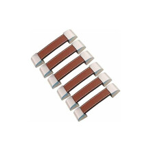 (2er Pack) Ledergriffe - Spe Griffe Spe, Küchen- und Türgriff (Gelb, 96 mm, 6 Stk.)