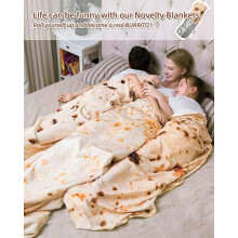 Coperta rotonda per burrito e tortilla, coperta originale per trasformarsi in un gigantesco uomo, coperta