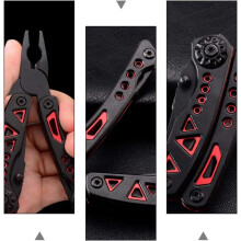 3-in-1 multifunctionele tang - Multifunctionele opvouwbare tang, flesopener, roestvrijstalen multitool