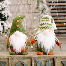 Hetang Yuese Zweedse kabouter pluchen kerstversiering voor poppen, kerstdecoratie 1 stuk
