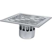 Hetang Yuese vierkante vloerafvoer RVS badkamerdeur prullenbak douche vloerafvoer grote diameter (150*150mm)