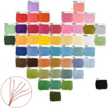 Hetang Yuese borduurgaren, borduurstartset, 50 kleuren borduurgaren, 37 kruissteekgereedschappen