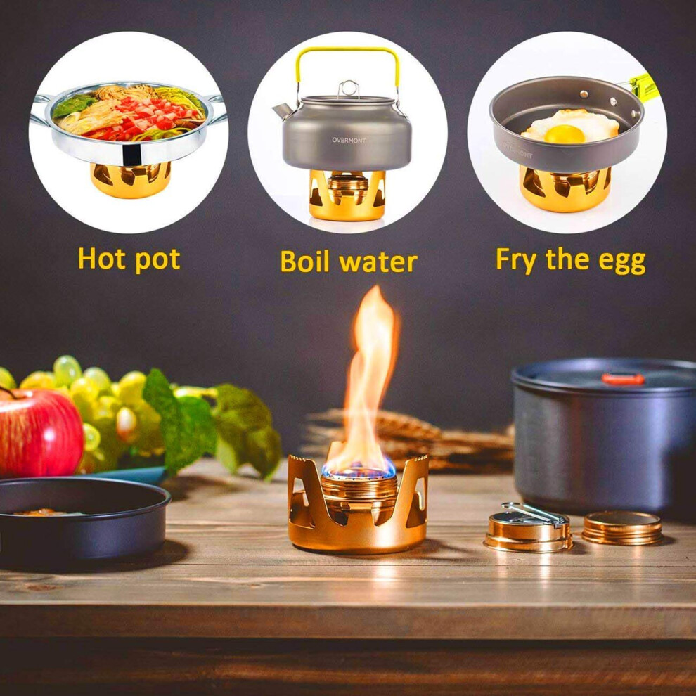 Hetang Yuese Mini Alcoholbrander Draagbare Messing Aluminiumlegering Mini Alcoholbrander Voor Kamperen