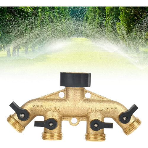 Deviatore per rubinetto a 1 via, deviatore per rubinetto da giardino, deviatore di flusso d'acqua regolabile
